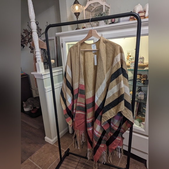 Woolrich cozy blanket shawl cover up OS - Picture 5 of 6